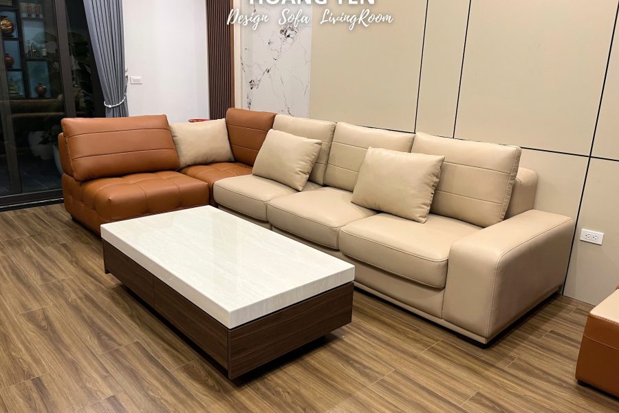 sofa da góc L SHY450