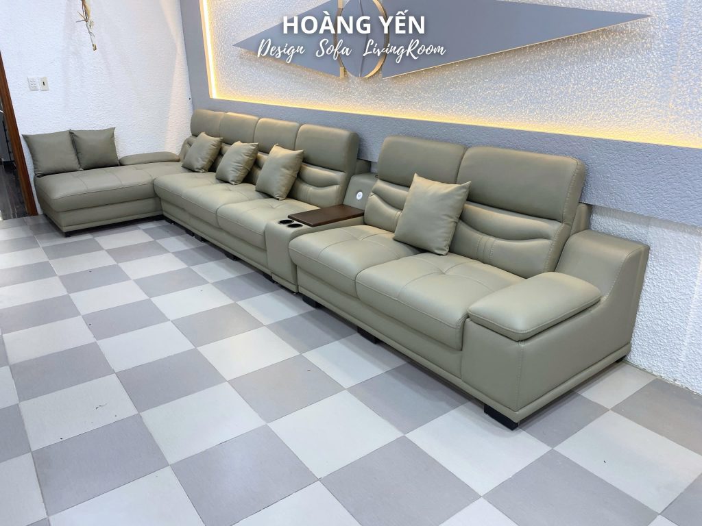 sofa da góc L SHY452