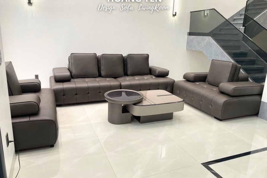 sofa da phòng khách SHY425
