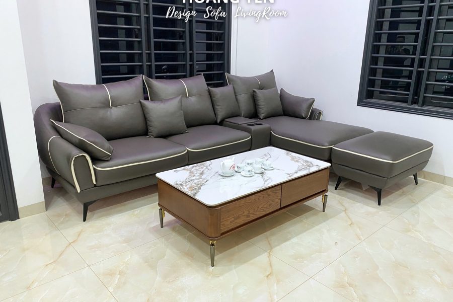 sofa da góc L SHY355