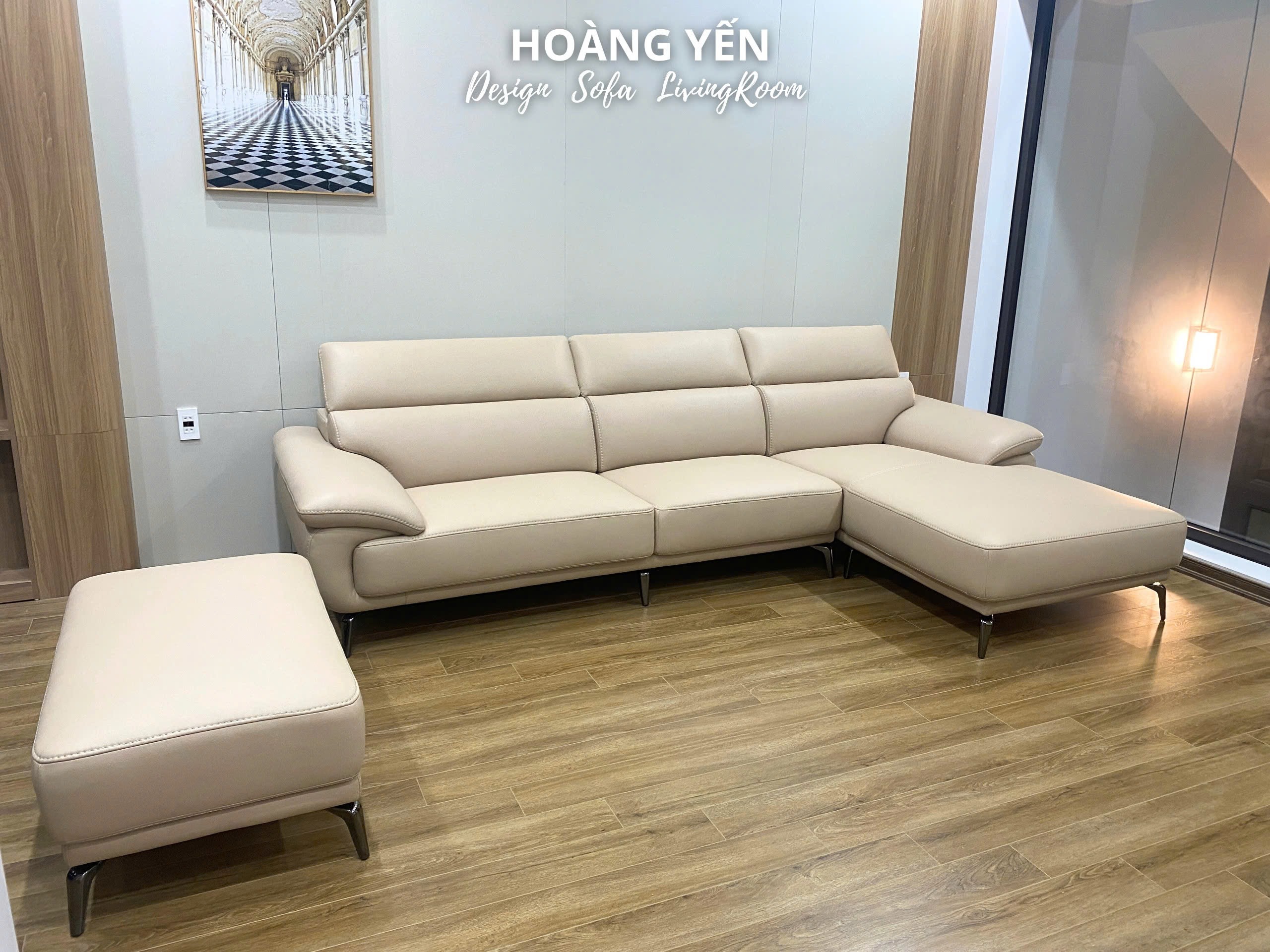 sofa da góc L SHY434