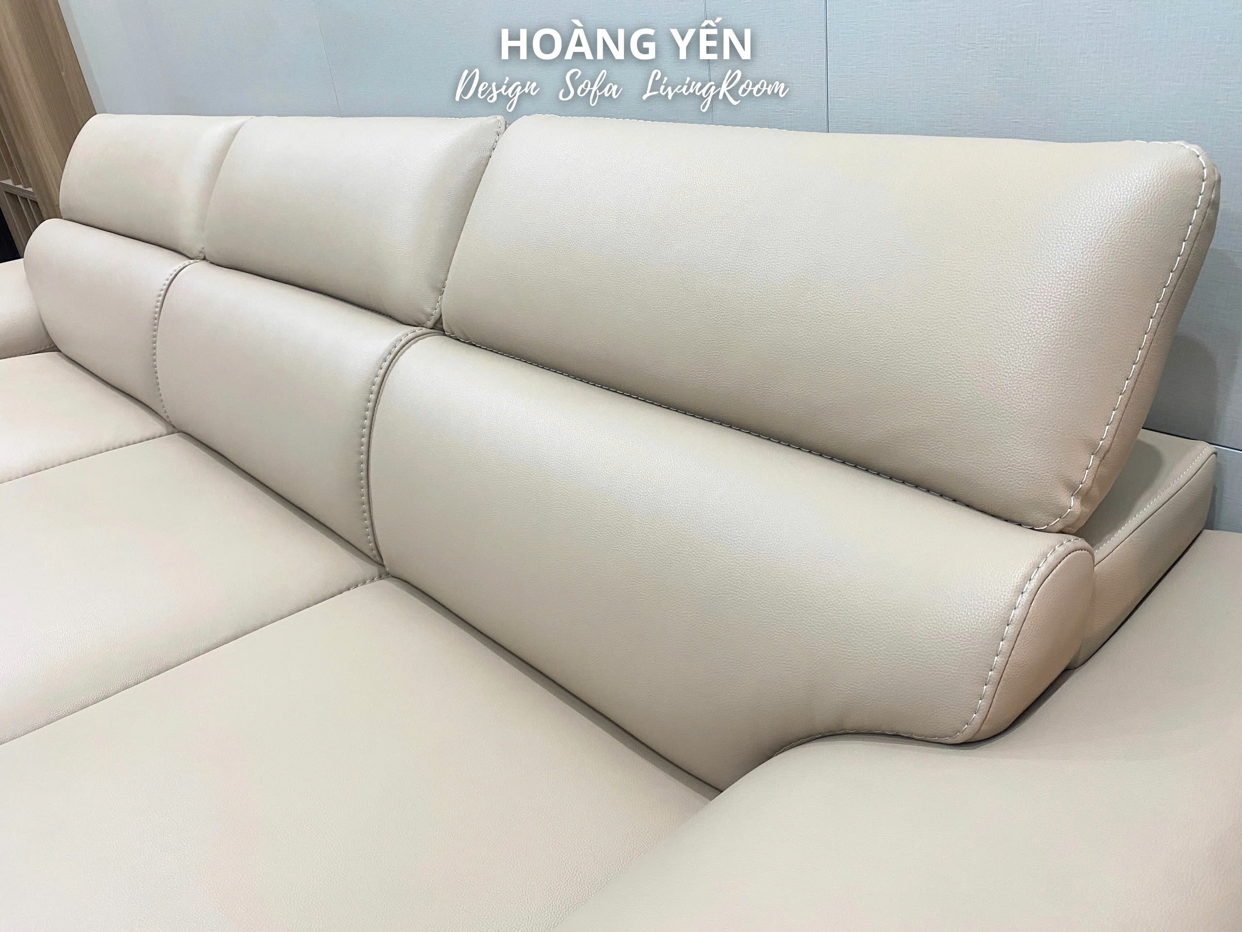 Bàn giao sofa da góc L SHY434