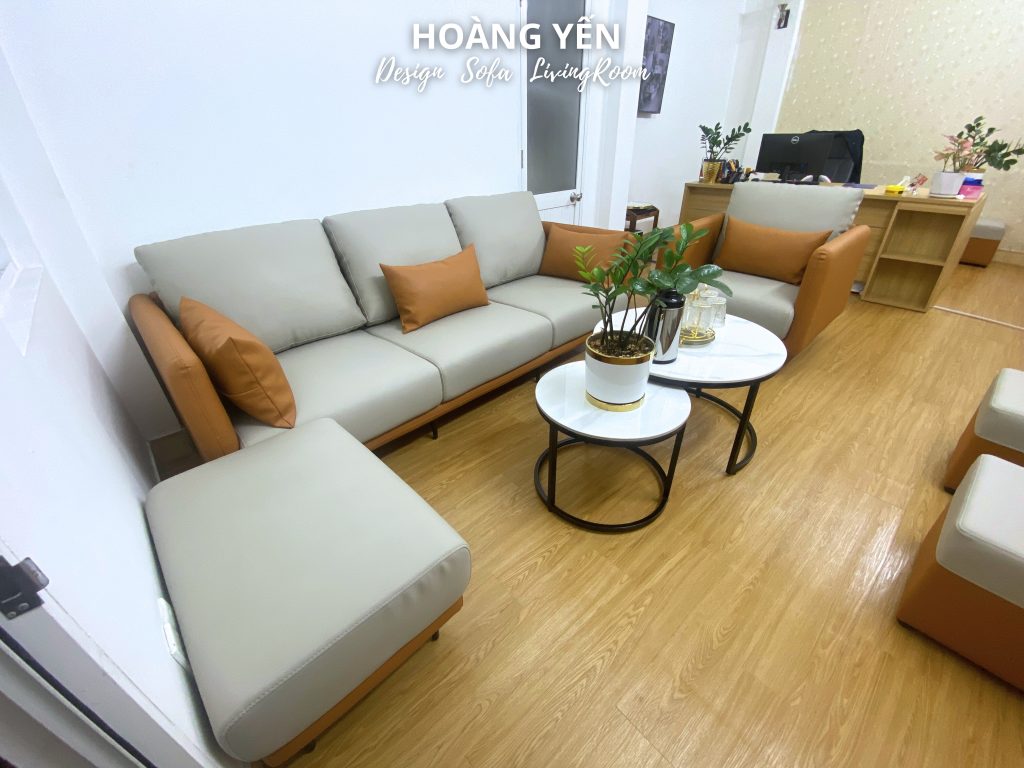 sofa da phòng khách SHY009