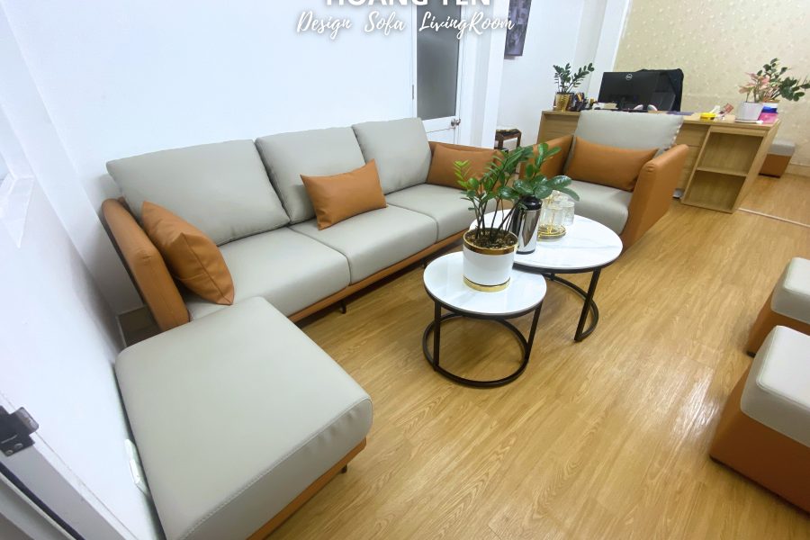 sofa da phòng khách SHY009