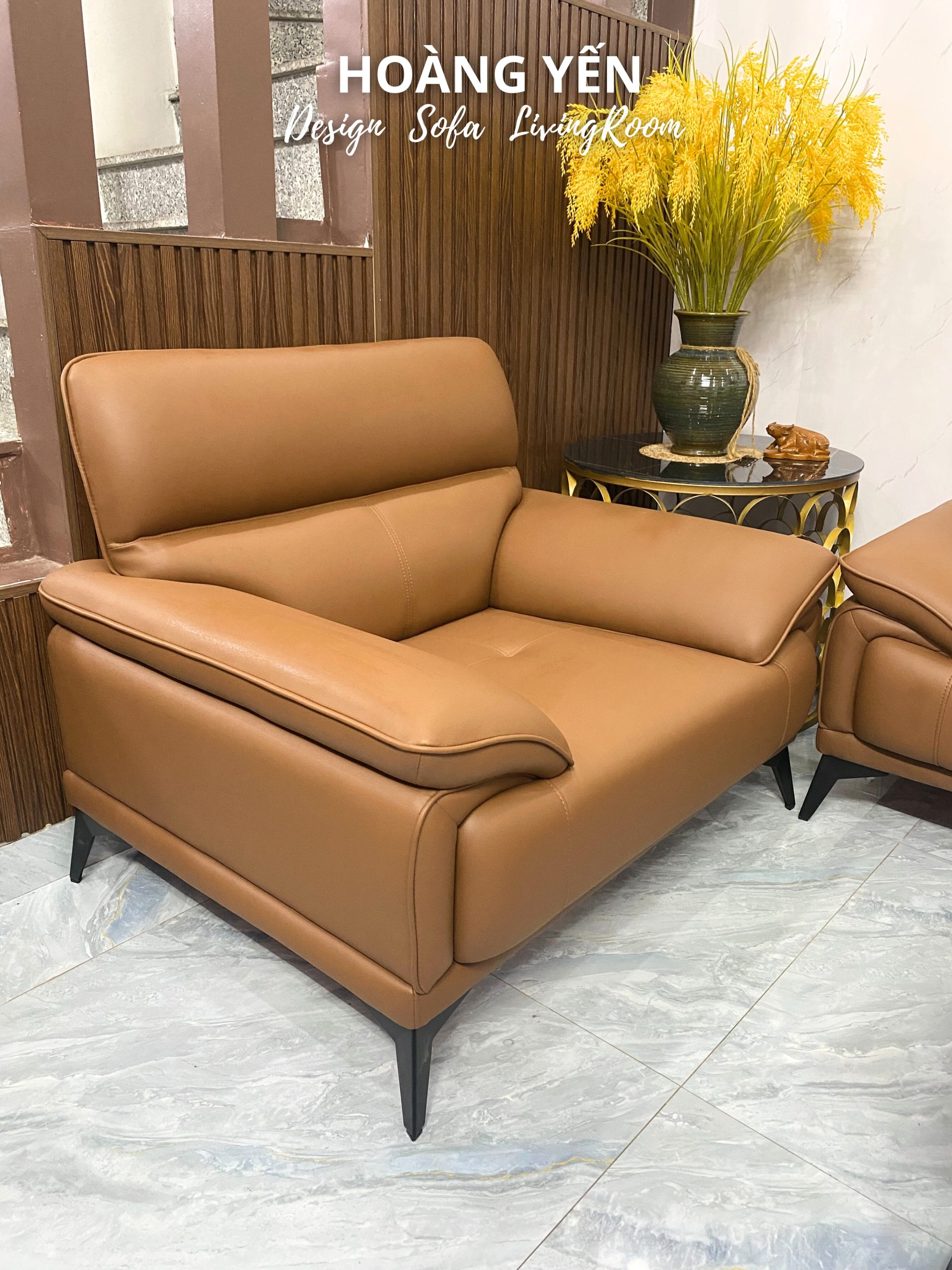 Bàn giao sofa da phòng khách SHY405