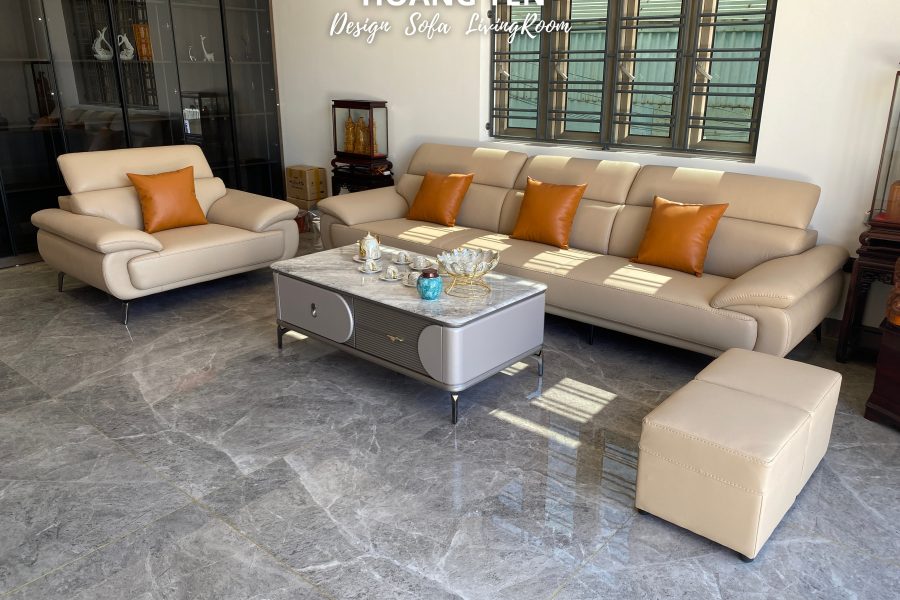 sofa da phòng khách SHY434