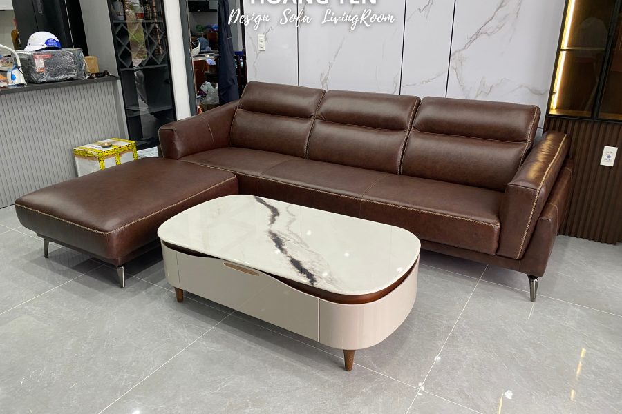sofa da thật SHY347