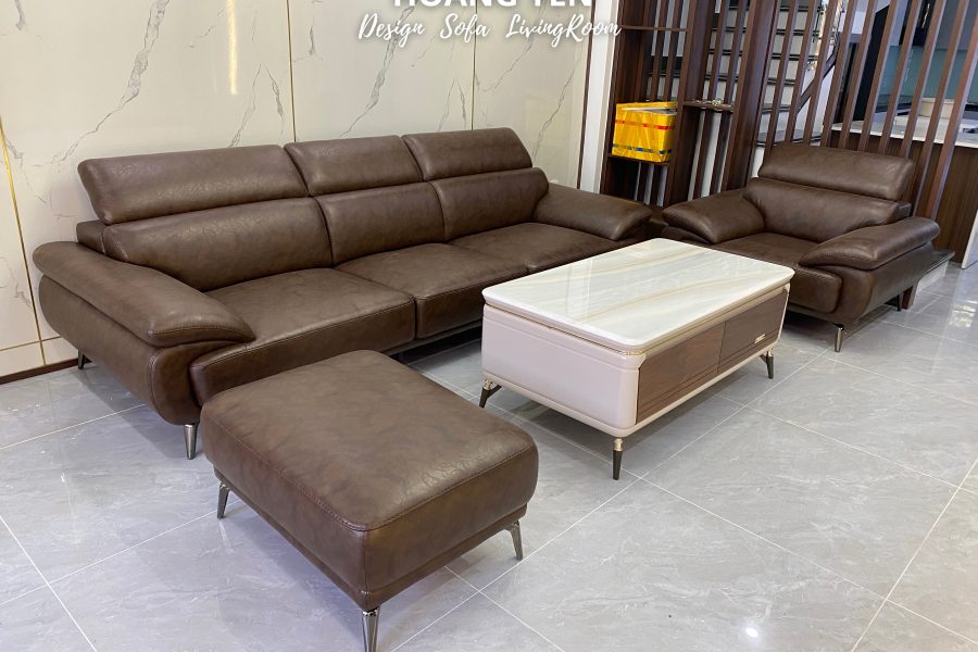 sofa da phòng khách SHY434