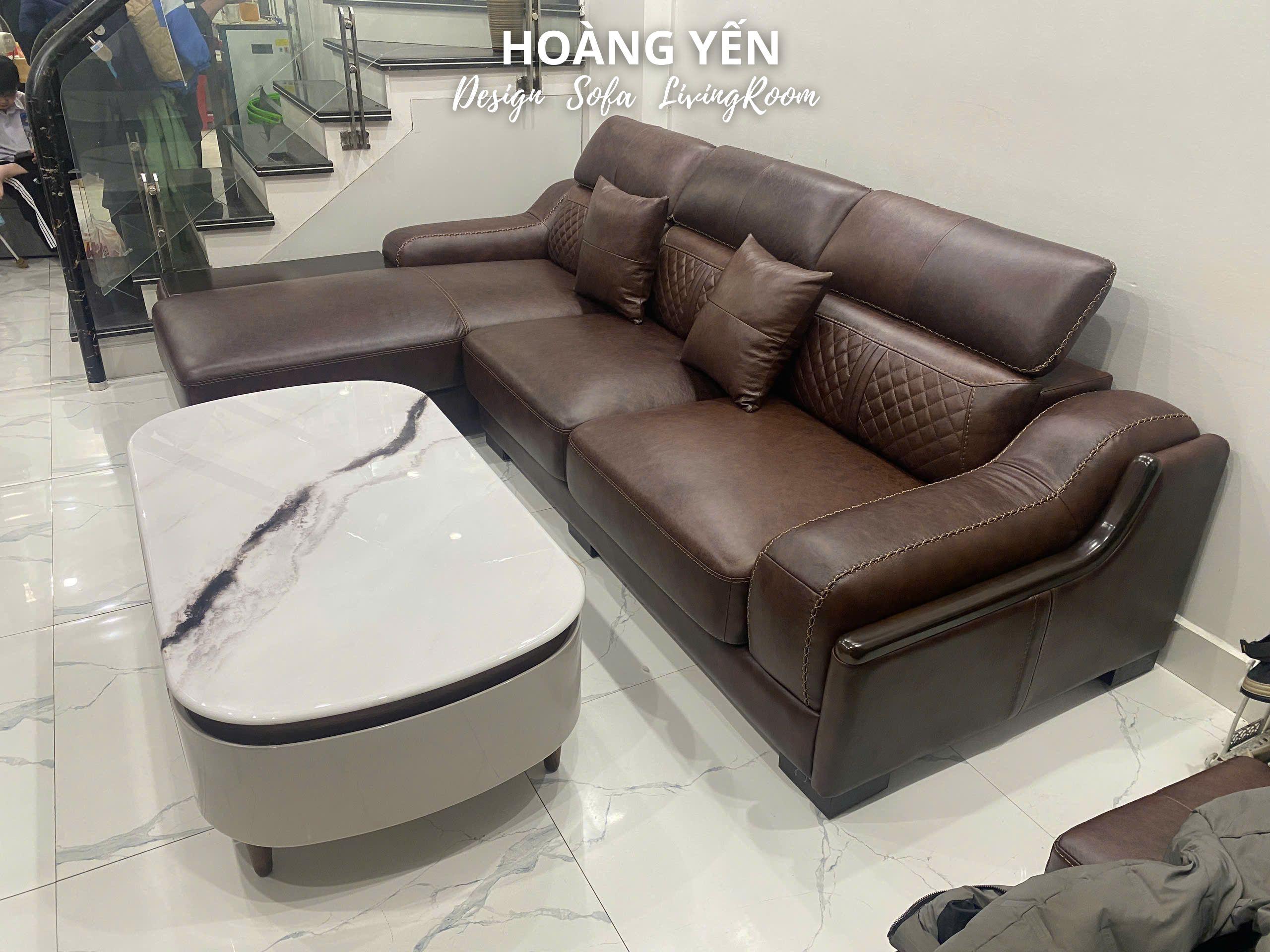 sofa da thật SHY369
