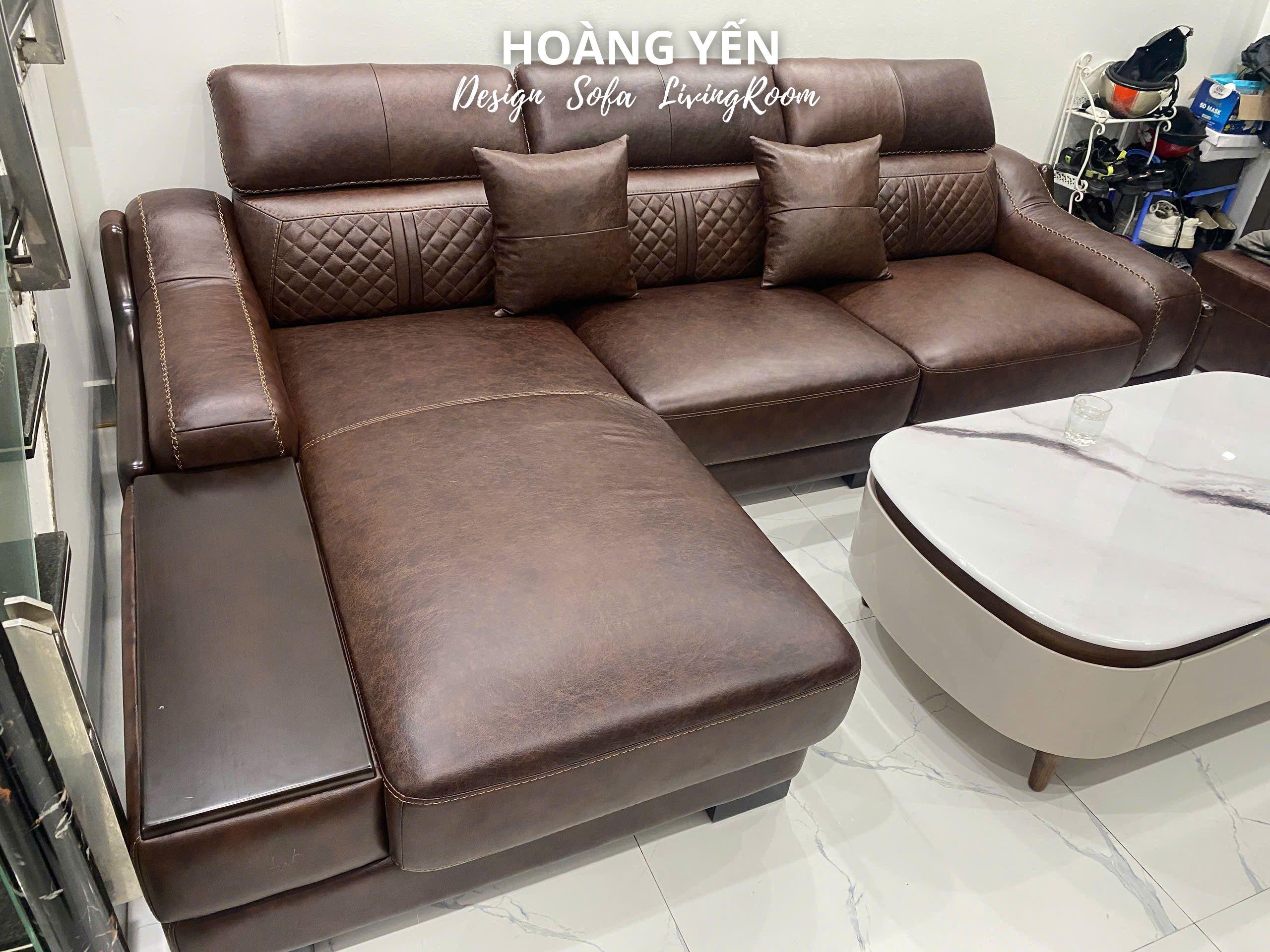 Sofa da thật SHY369