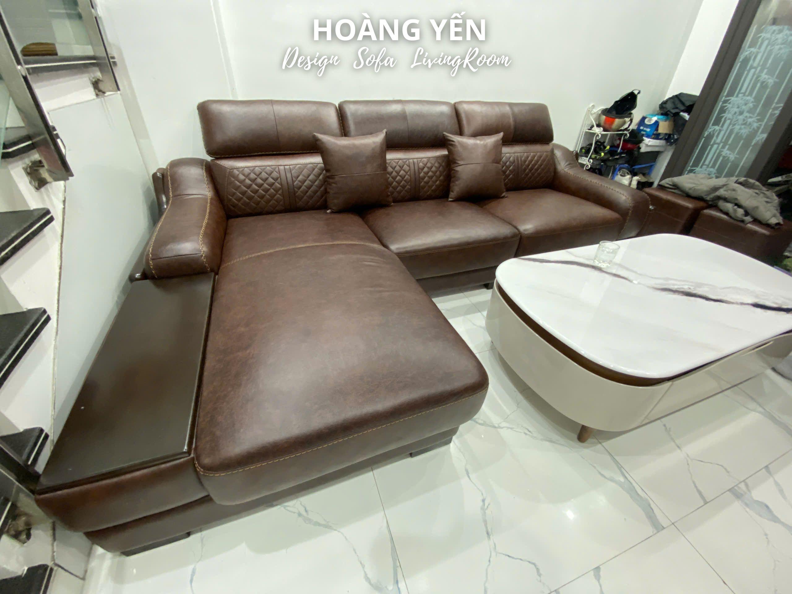 Sofa da thật SHY369