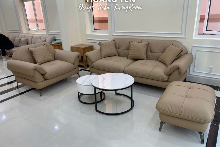 sofa da thật SHY457