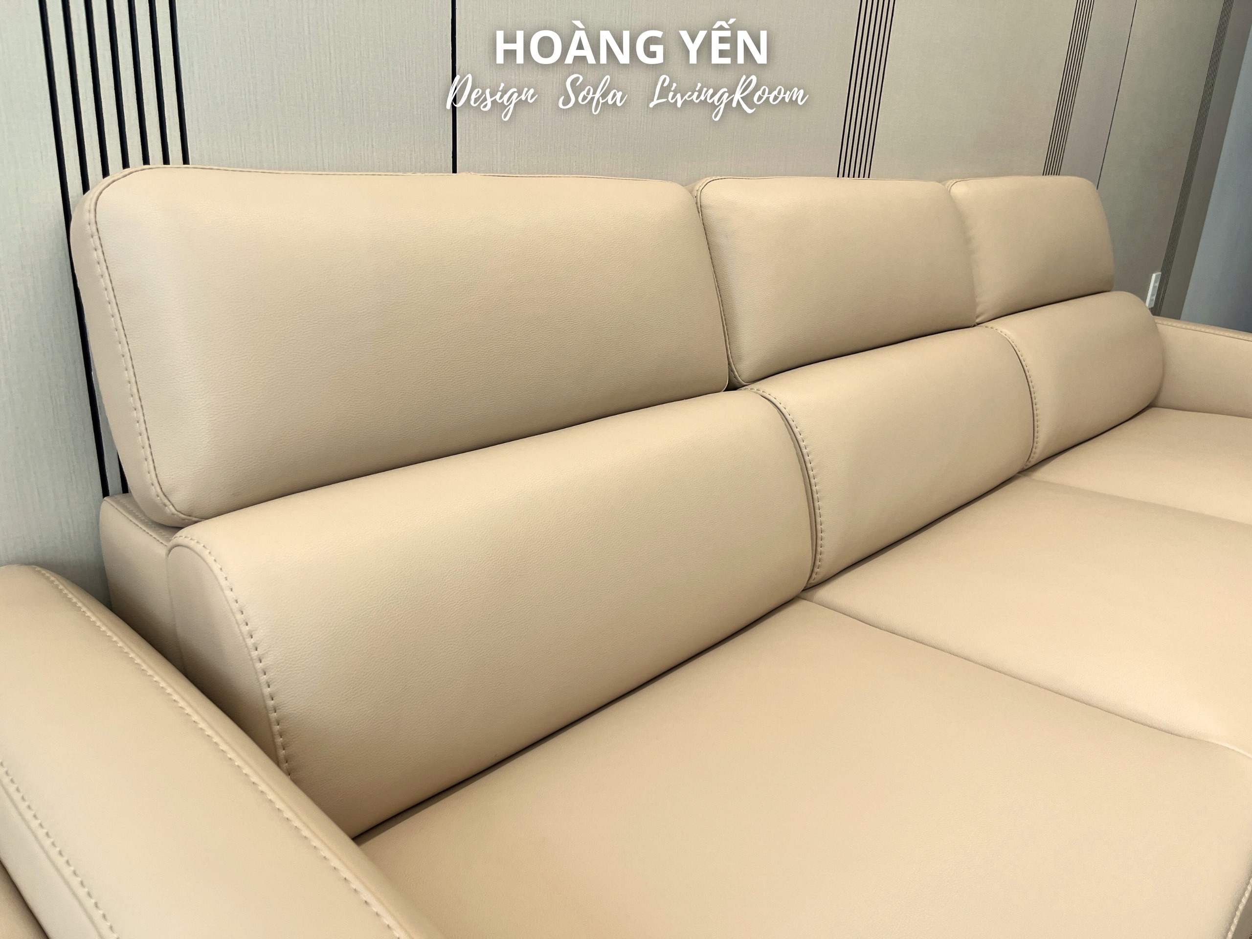 Sofa da phòng khách SHY458
