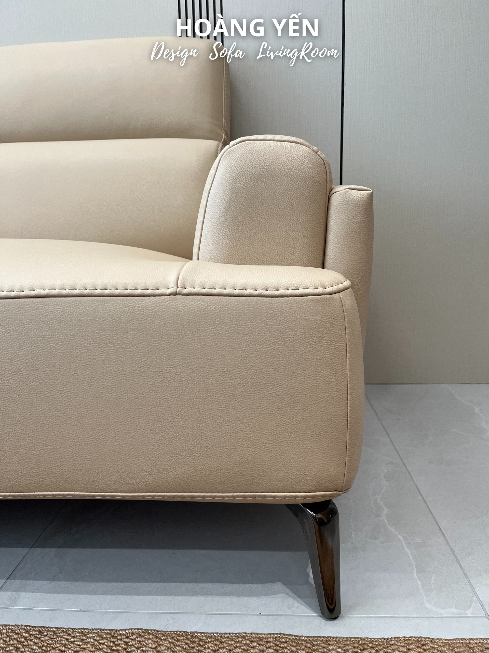 Sofa da phòng khách SHY458