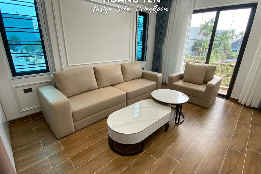 sofa da phòng khách SHY413