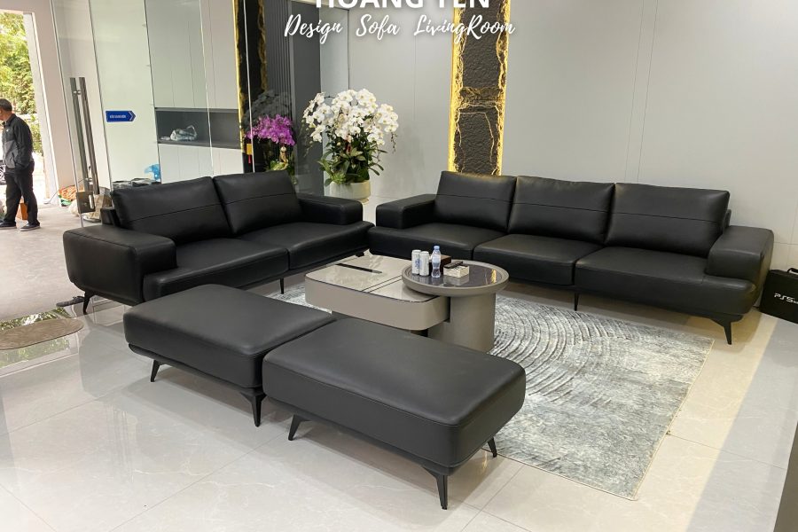 sofa da phòng khách SHY419