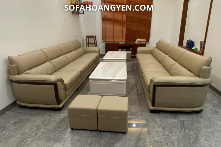 sofa da phòng khách SHY336