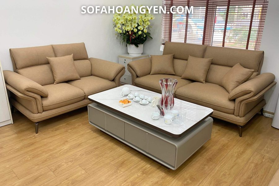 sofa da phòng khách SHY464