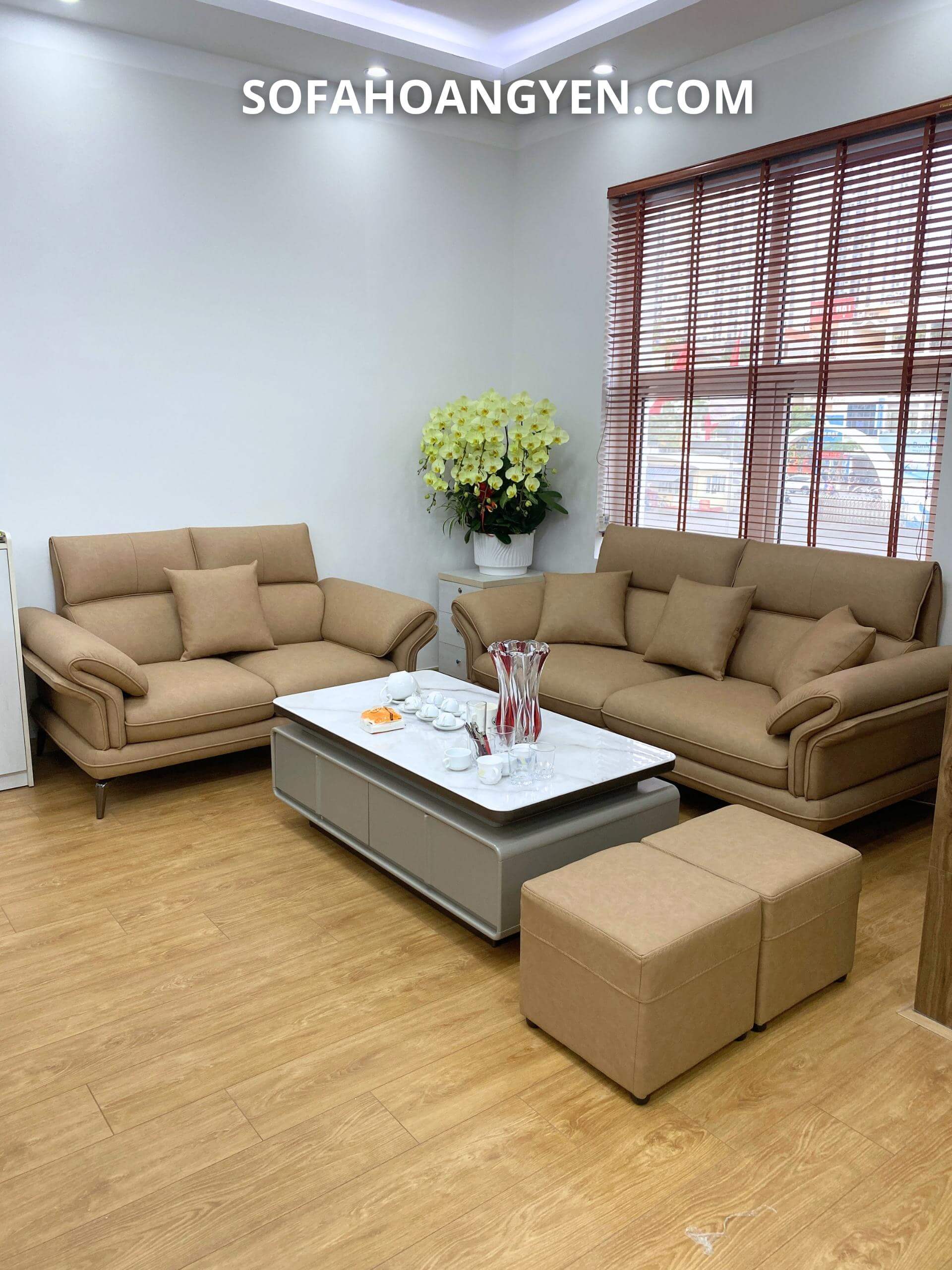 sofa da phòng khách SHY464 (2)