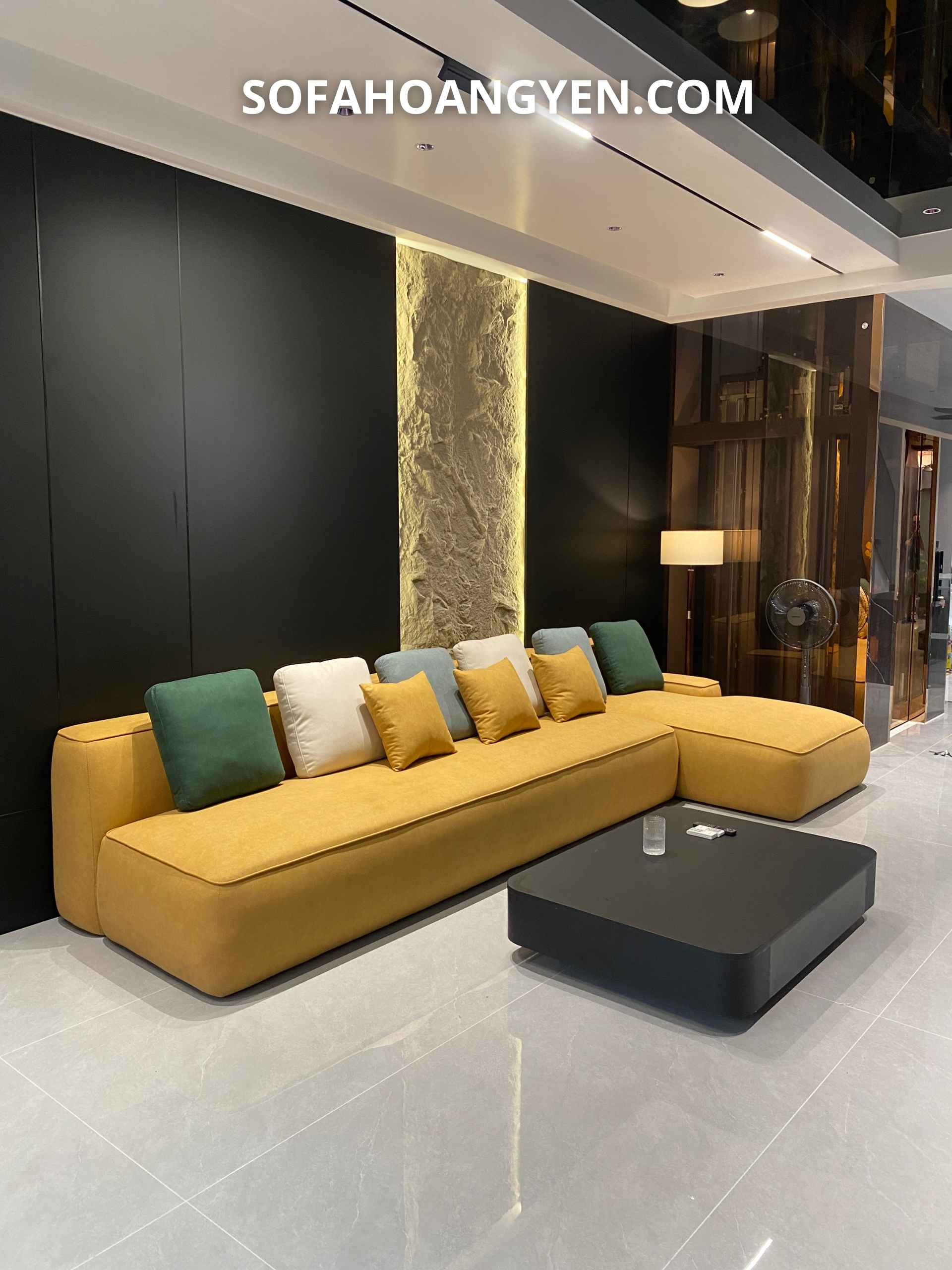 Sofa nỉ góc L SHY465