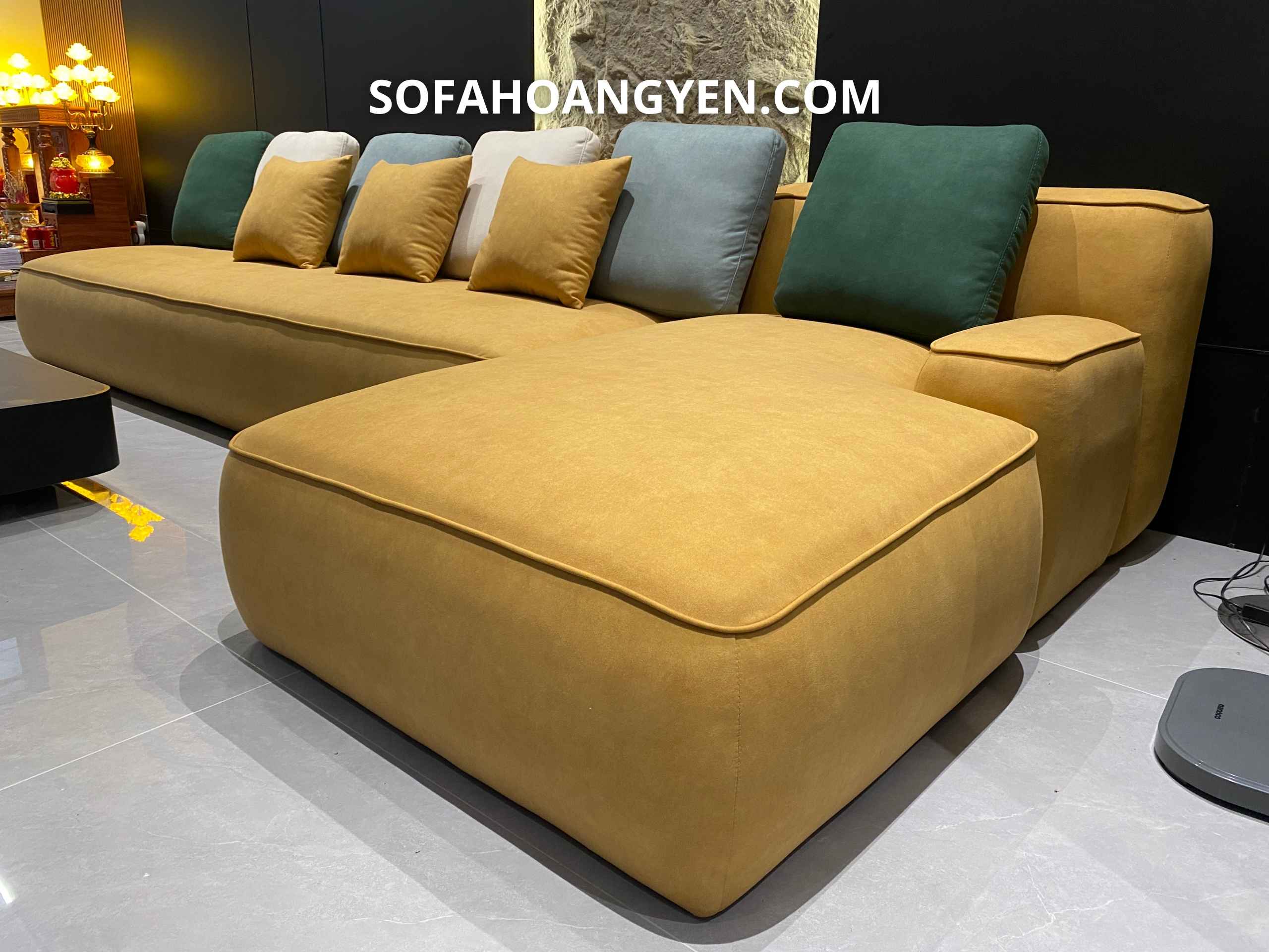 Sofa nỉ góc L SHY465