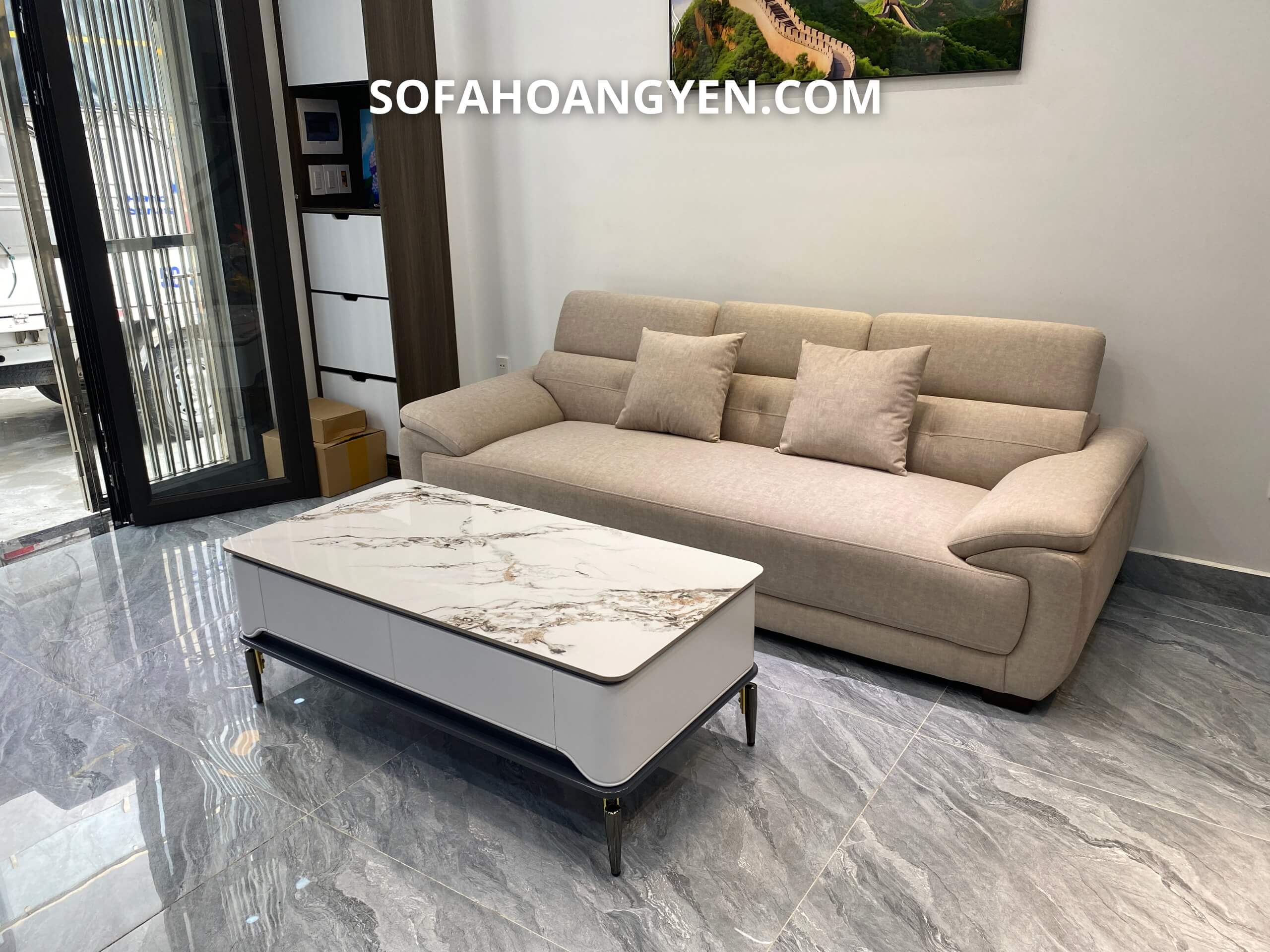 sofa văng nỉ SHY434