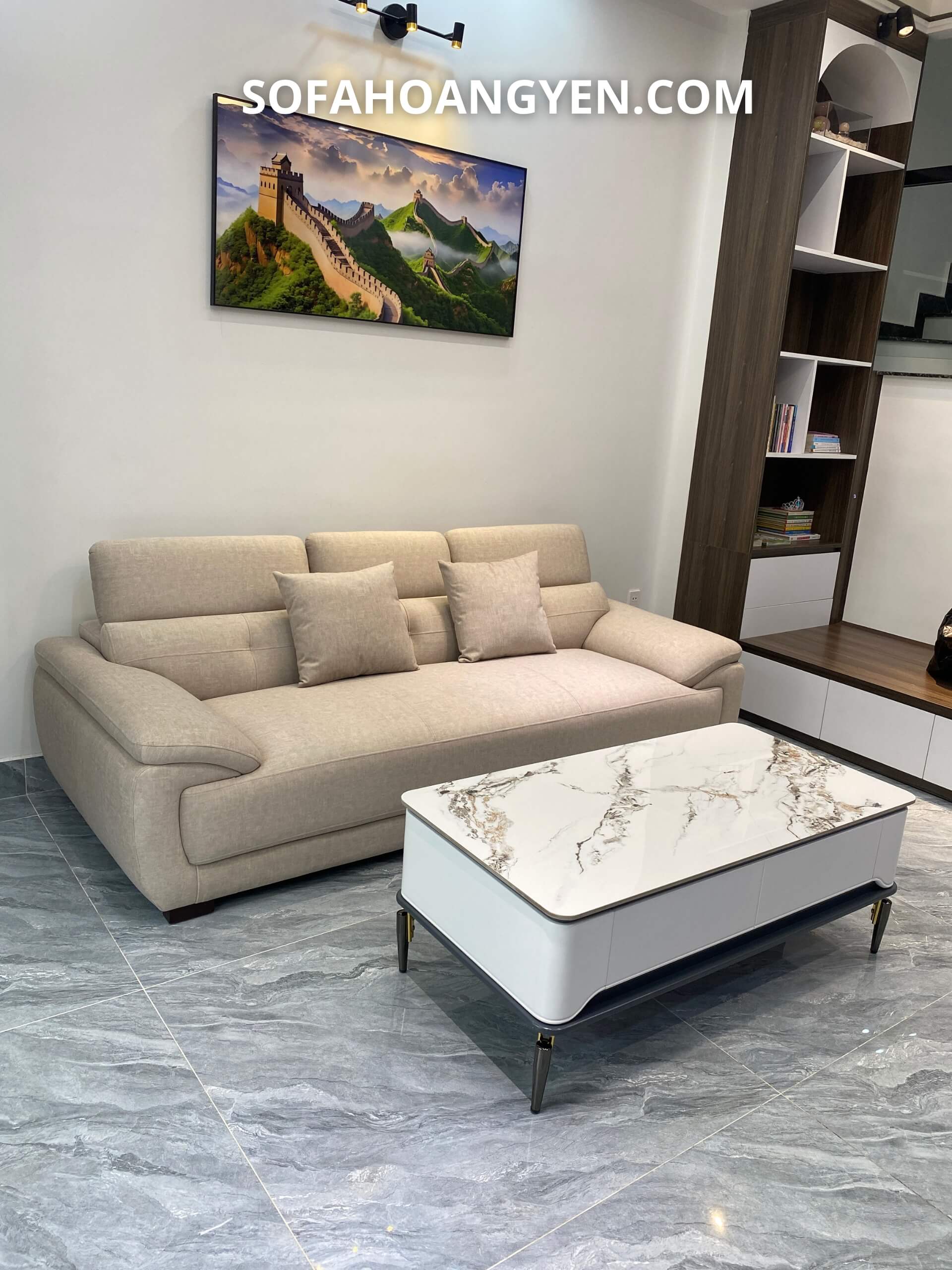 Phong cách sofa nỉ toát lên vẻ đẳng cấp và khác biệt