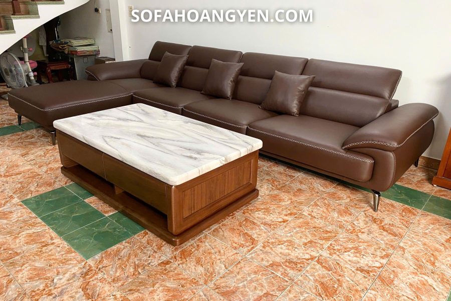 sofa da góc L SHY434
