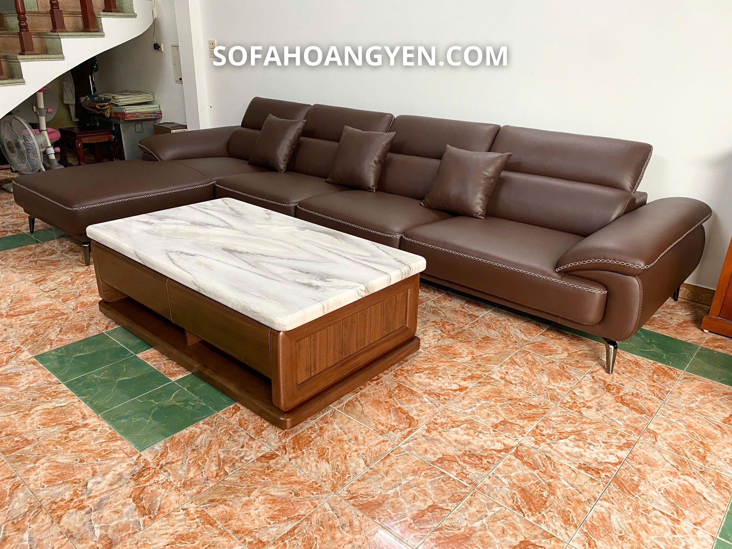 sofa da góc L SHY434