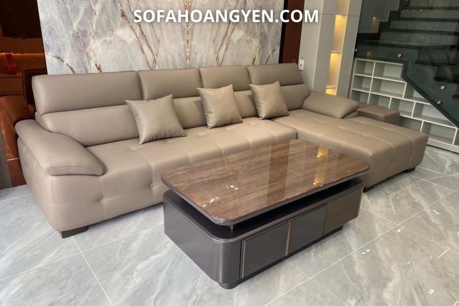 sofa da góc L SHY461