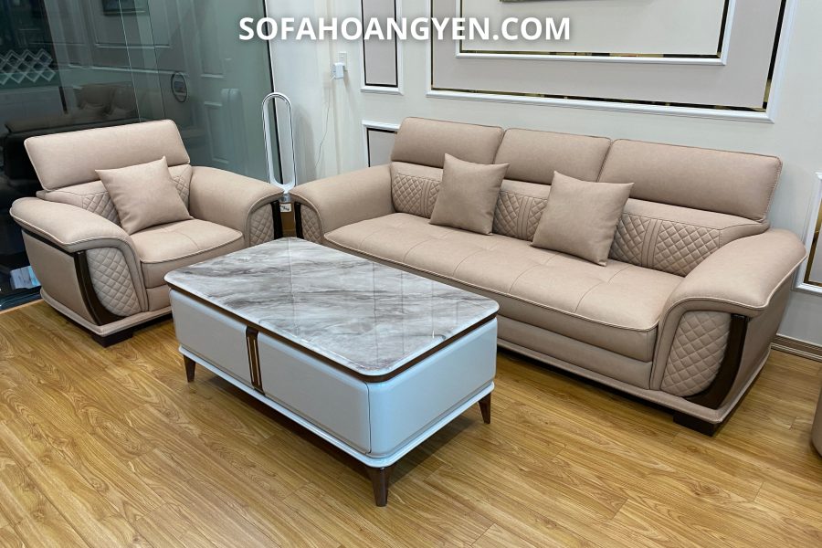 sofa da phòng khách SHY336