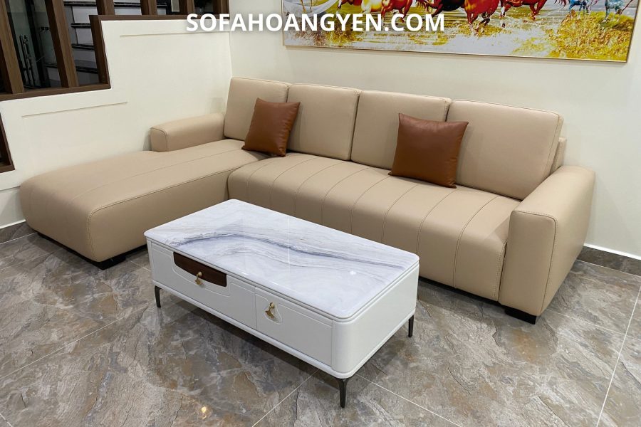sofa da góc L SHY467