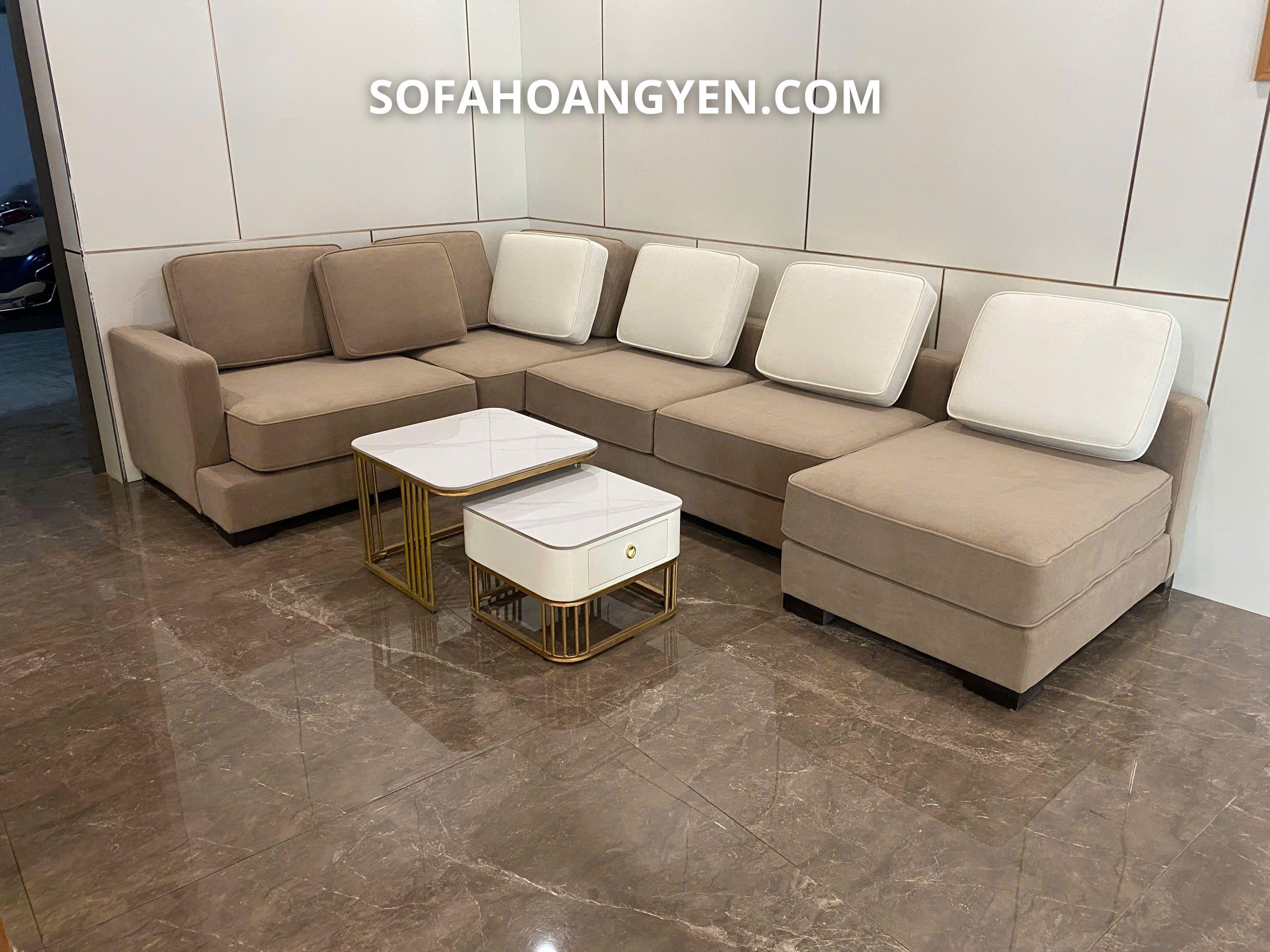 sofa nỉ góc L SHY470