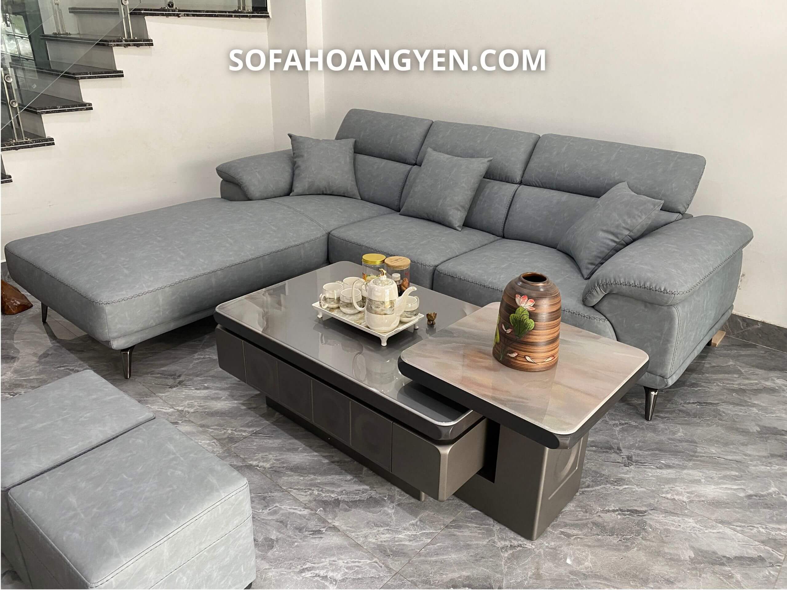 sofa da goc L SHY372