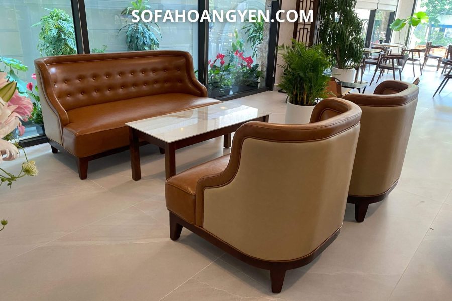 sofa da phòng khách SHY472