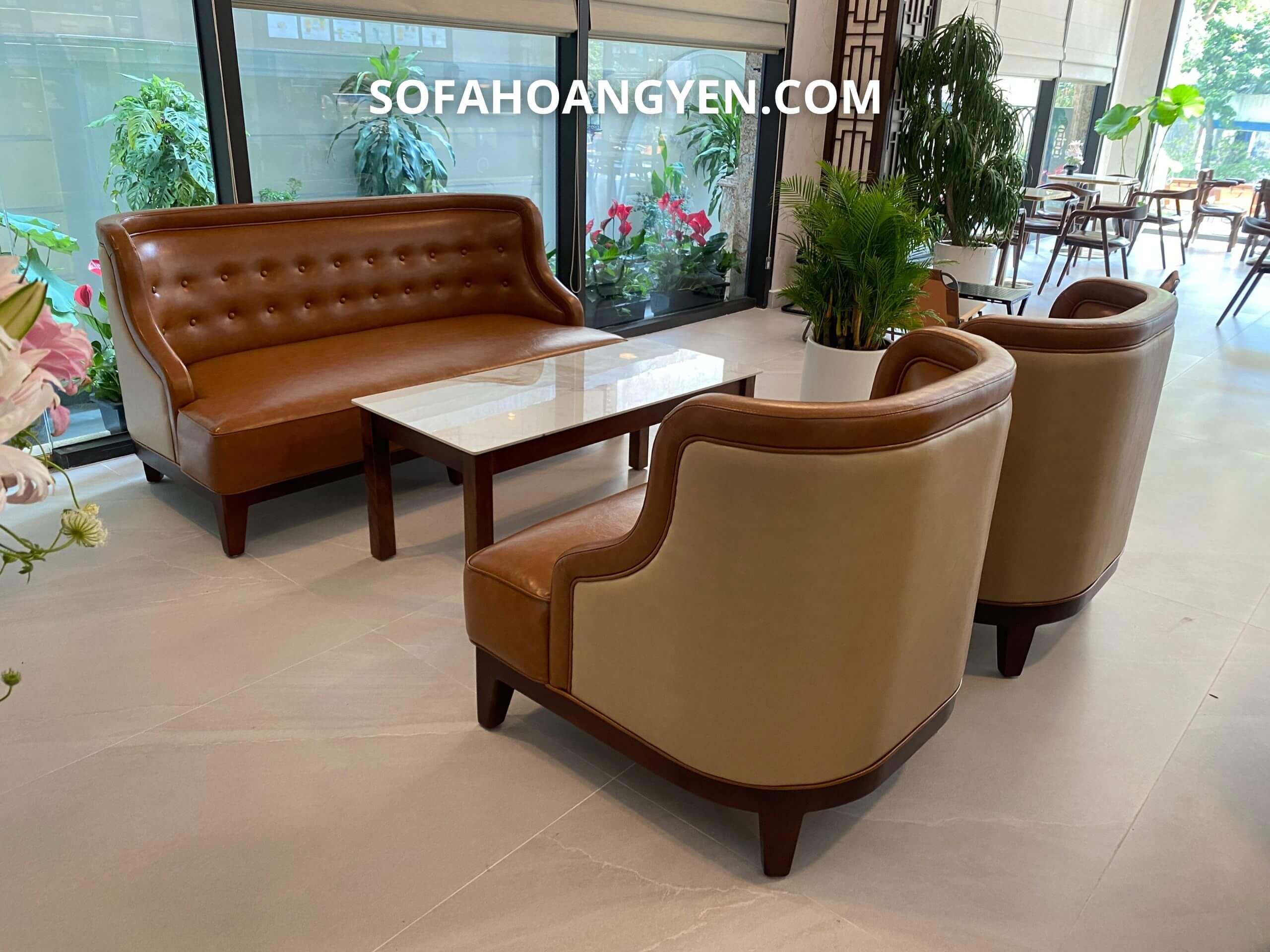 sofa da phòng khách SHY472