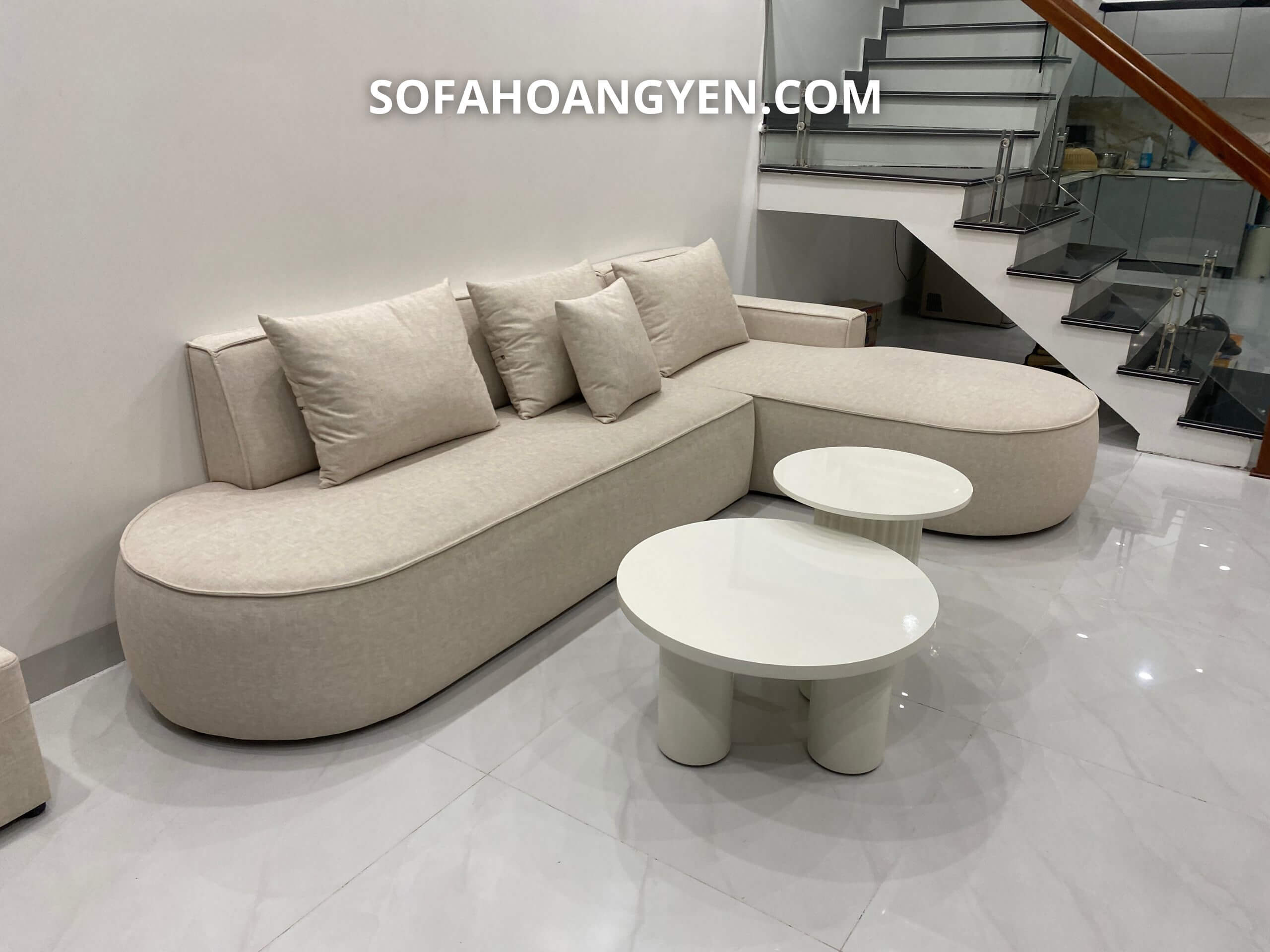 sofa nỉ góc L SHY471