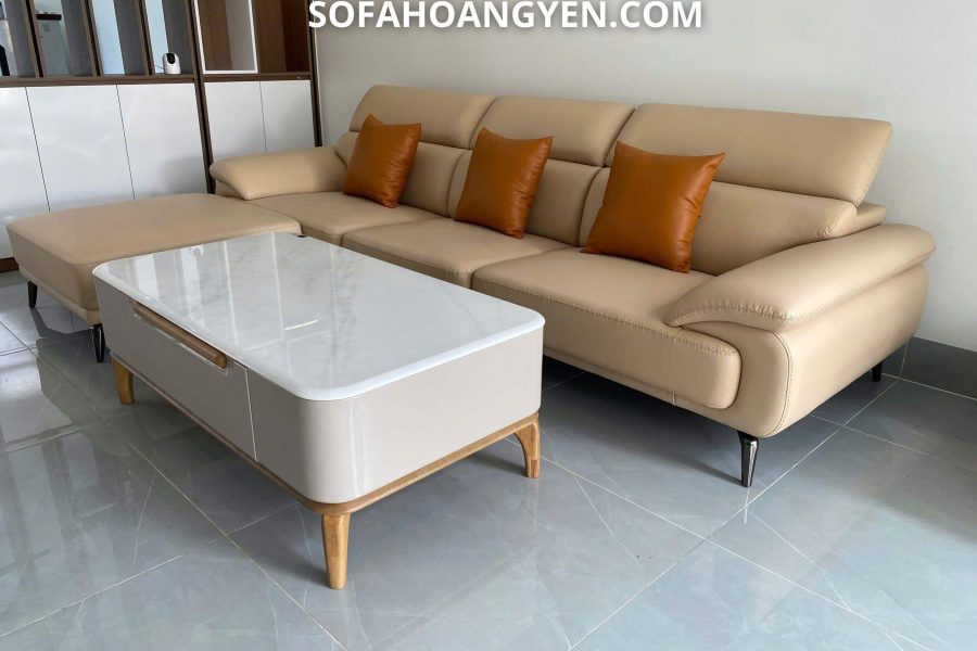 sofa da phòng khách SHY434