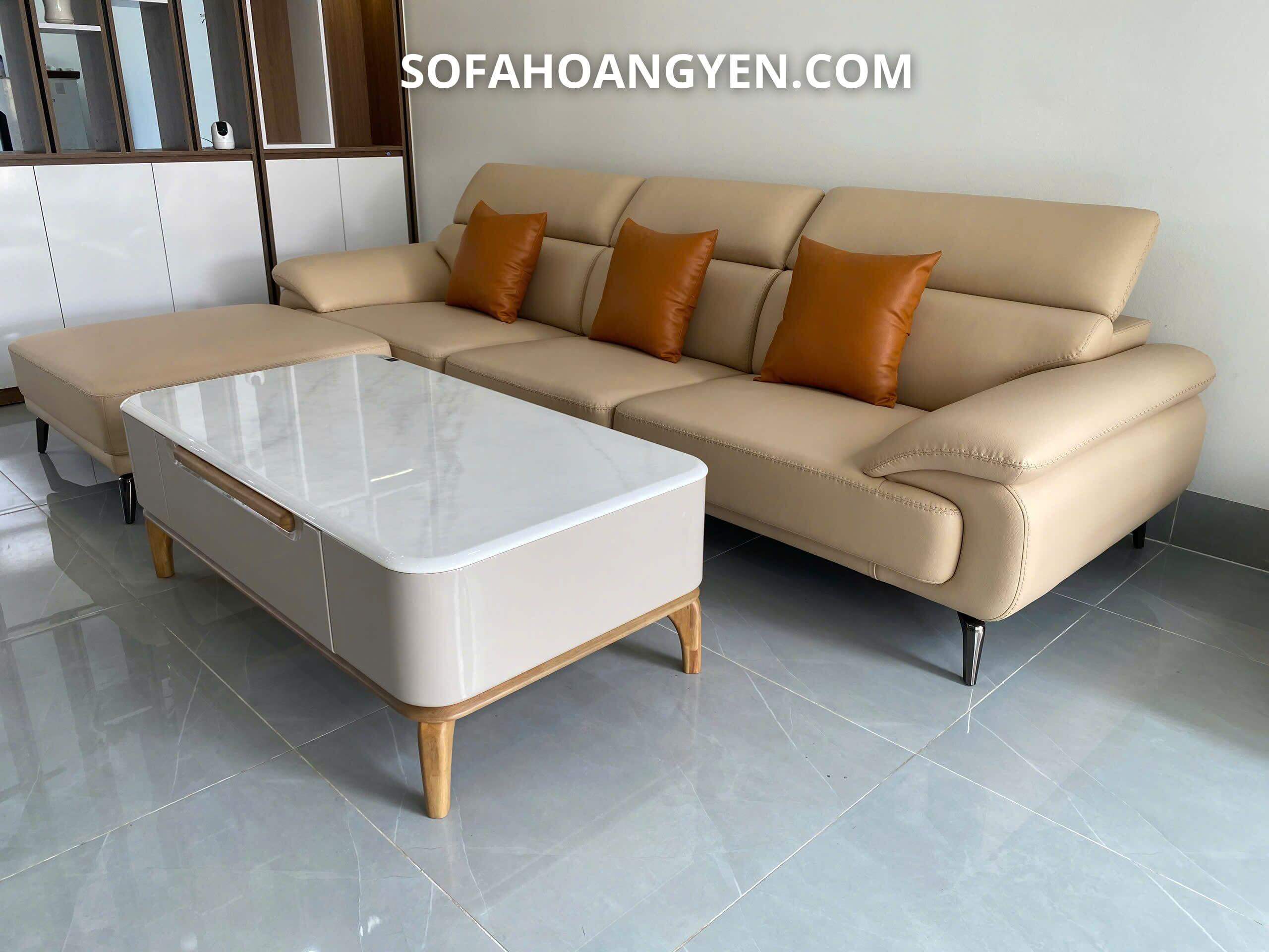 sofa da phòng khách SHY434